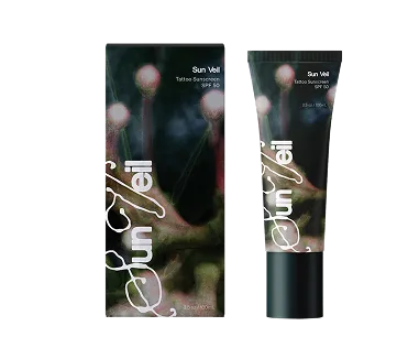 Sun Veil tattoo sunscreen